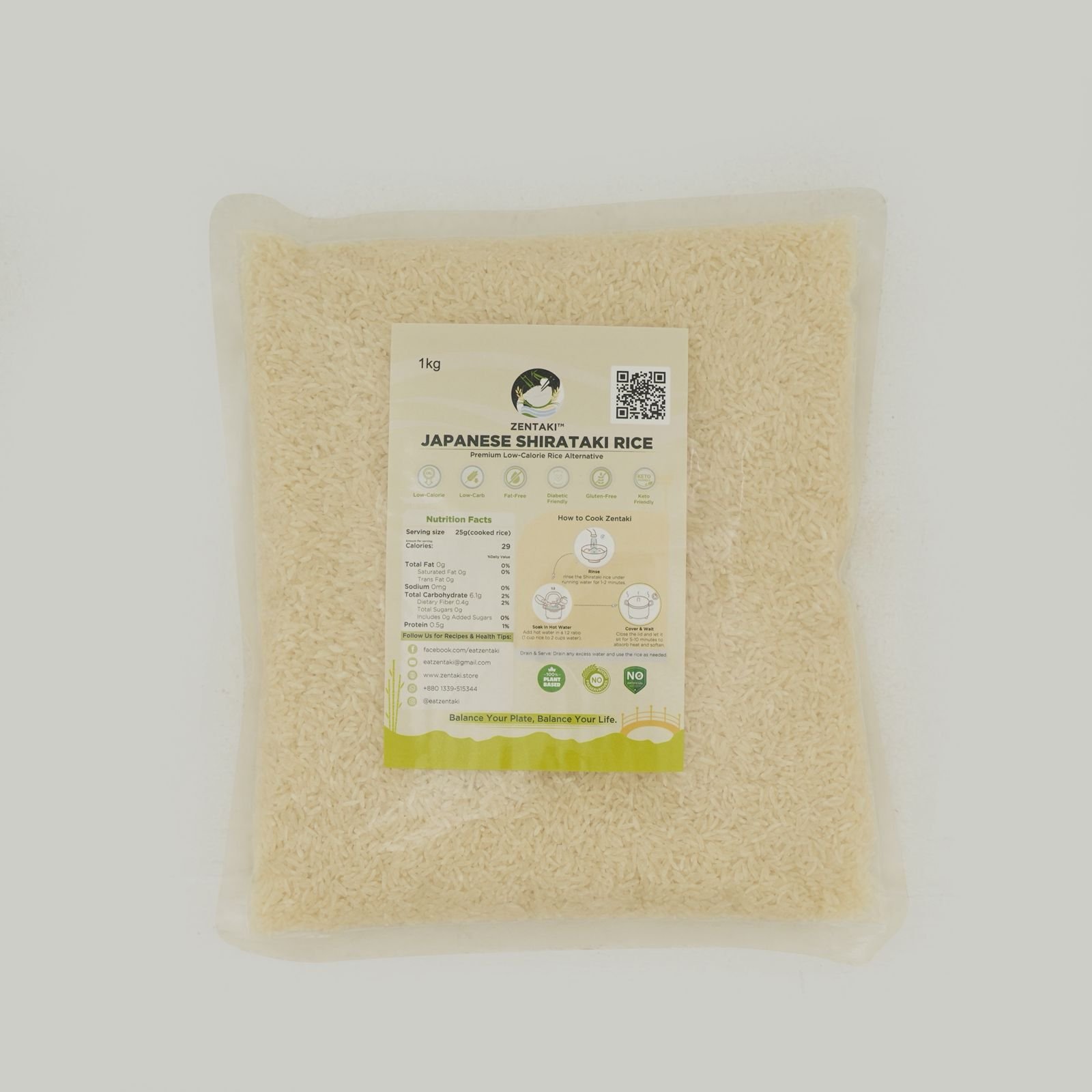 Shirataki Rice 1kg